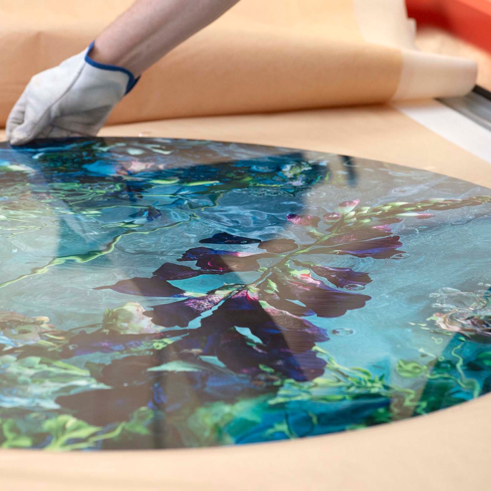 Janet Taverner photography printed on metal