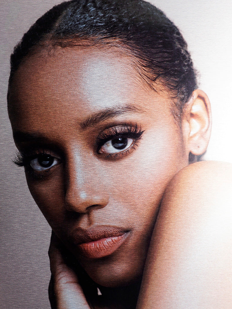 Photo of lady on Brushed Matt