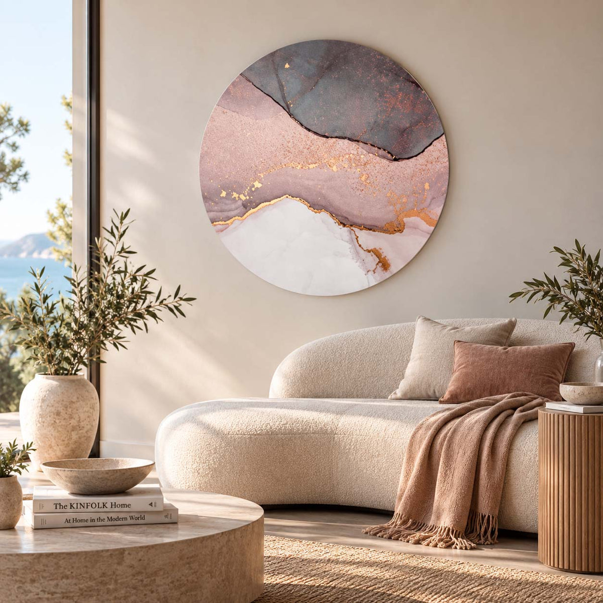 Indoor Circular Metal Prints - Print Only