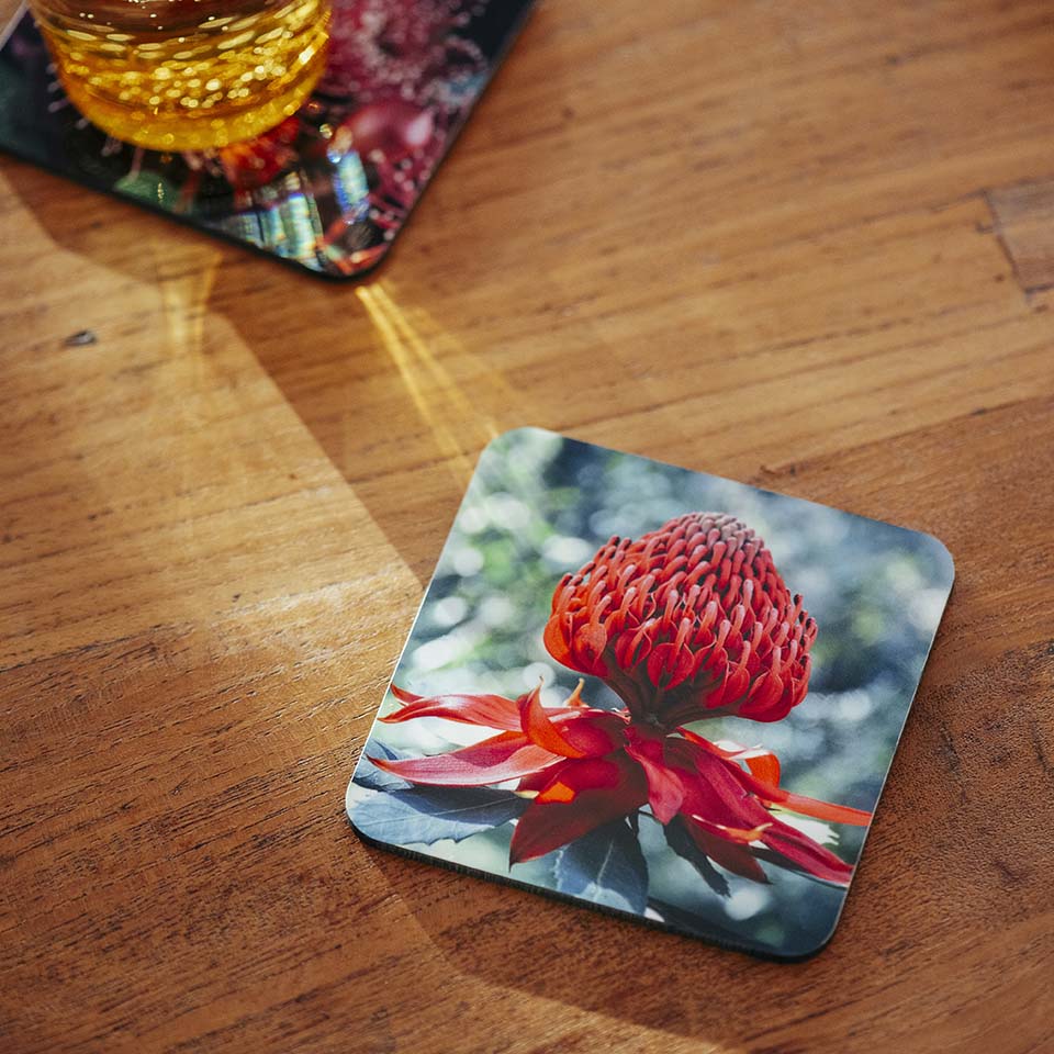 Custom print coasters for a gift