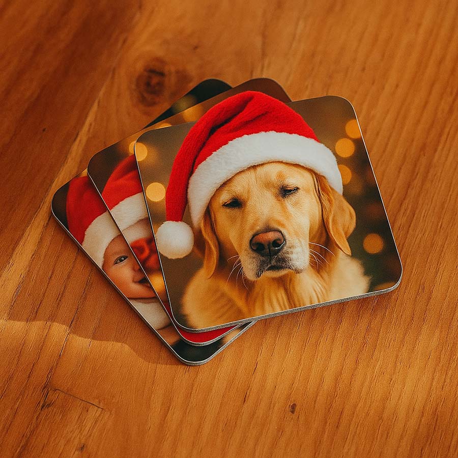 Custom Print Coasters - Set of 4