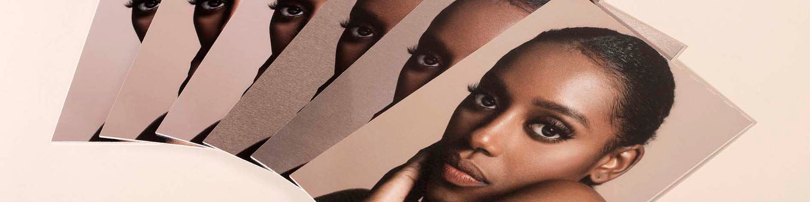 Photo of lady on all different metal surfaces