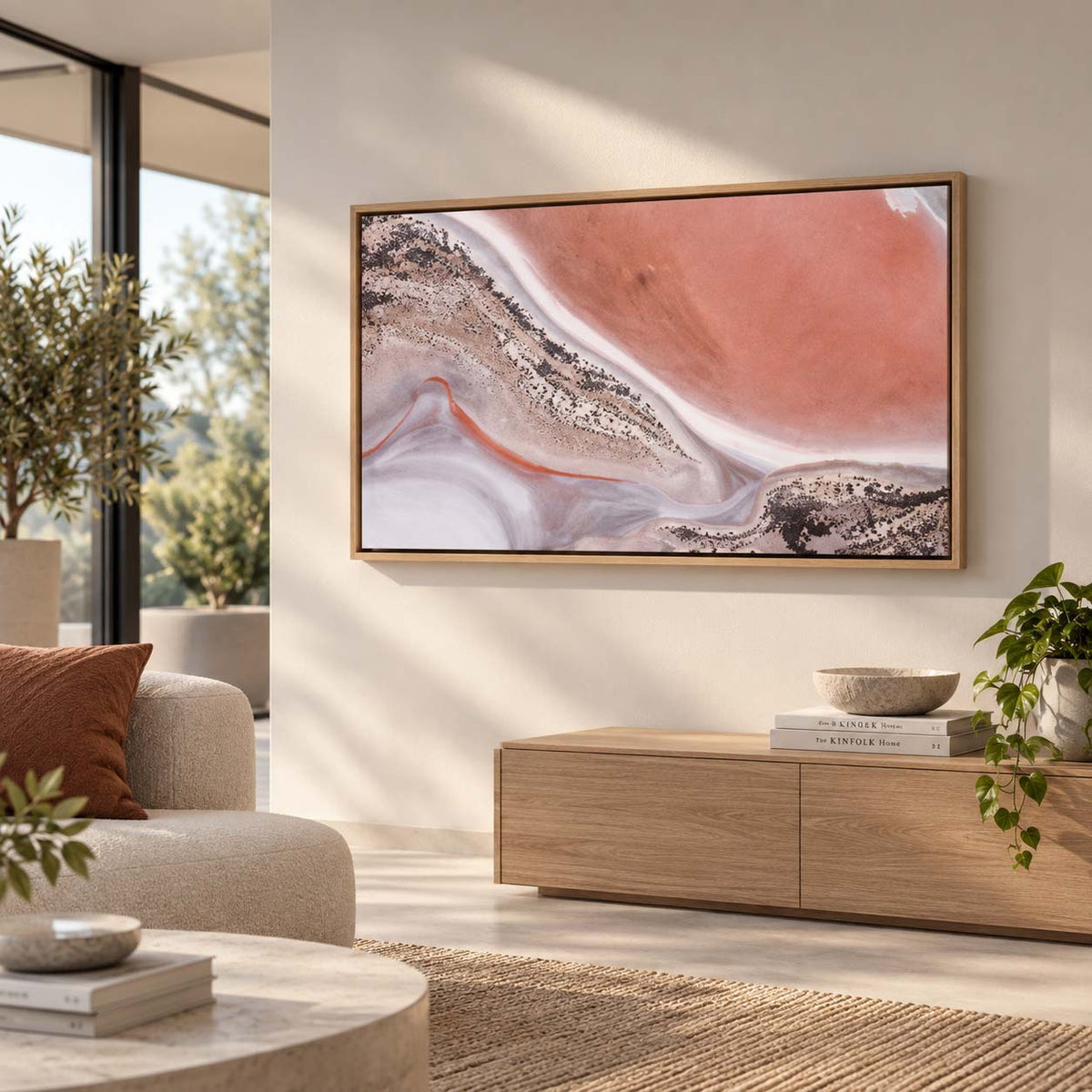 Print 2 Metal european frame indoor print on wall horizontal